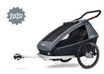 Croozer Kid Vaaya 2 Kinderanhänger 2-Sitzer graphite blue (2020)