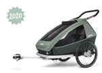 Croozer Kid Vaaya 2 Kinderanhänger 2-Sitzer jungle green (2020)
