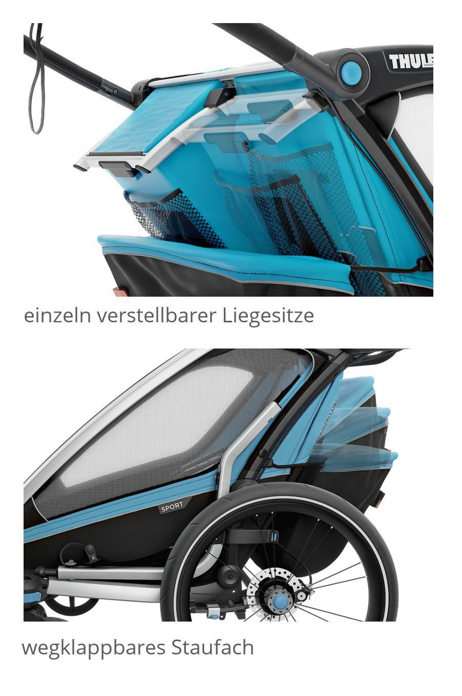 Thule Chariot Sport 2 Kinderanhänger (2Sitzer) Anhänger
