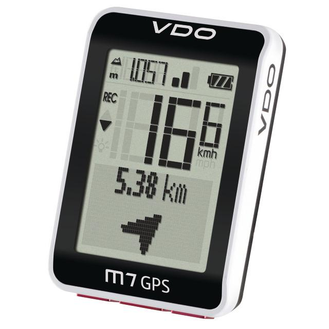 VDO Fahrradcomputer M7 GPS weiss-schwarz